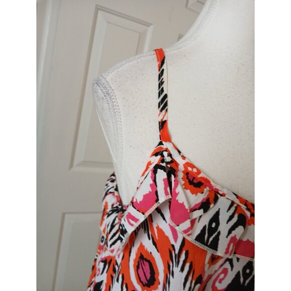 Cha Cha Vente Women's Multicolor Spaghetti Strap Summer Rayon Top Size Medium - Picture 5 of 12